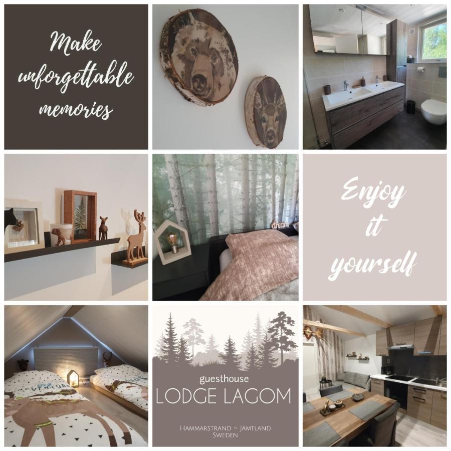 Luxury Guesthouse 'Lodge Lagom' - Hammarstrand-Jaemtland المظهر الخارجي الصورة