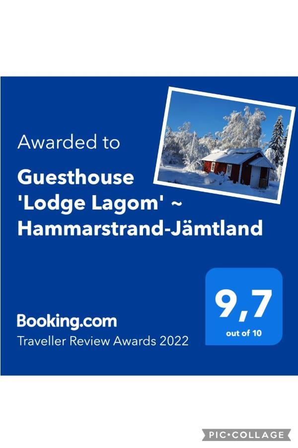 Luxury Guesthouse 'Lodge Lagom' - Hammarstrand-Jaemtland المظهر الخارجي الصورة